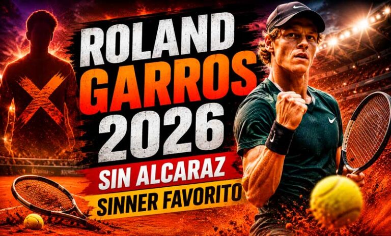 Sinner como favorito para Roland Garros