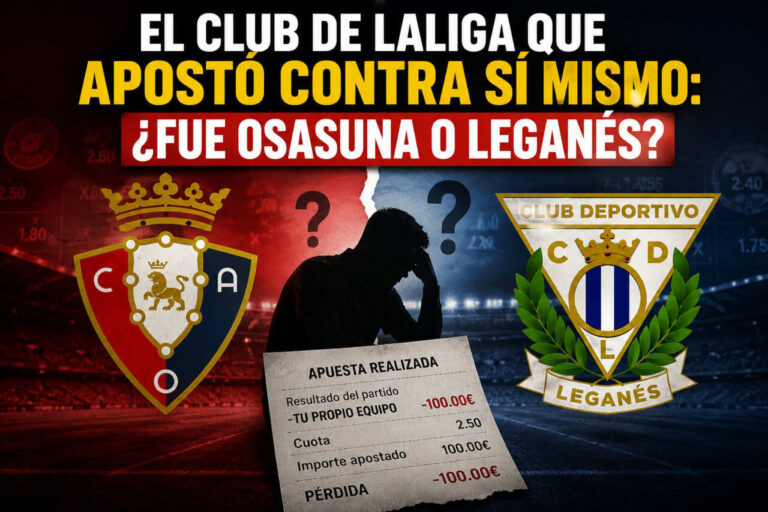 Equipo La Liga apuesta contra si mismo