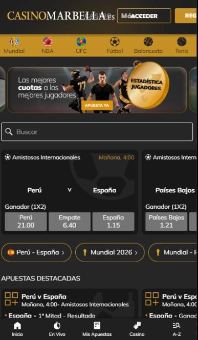 Casino Marbella Apuestas Página principal España