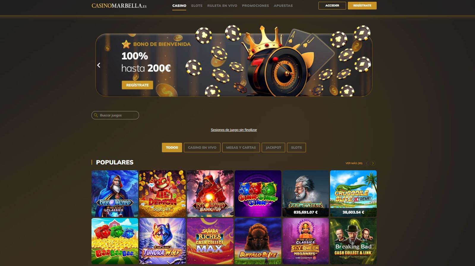 Casino Marbella Casino Página principal España pc