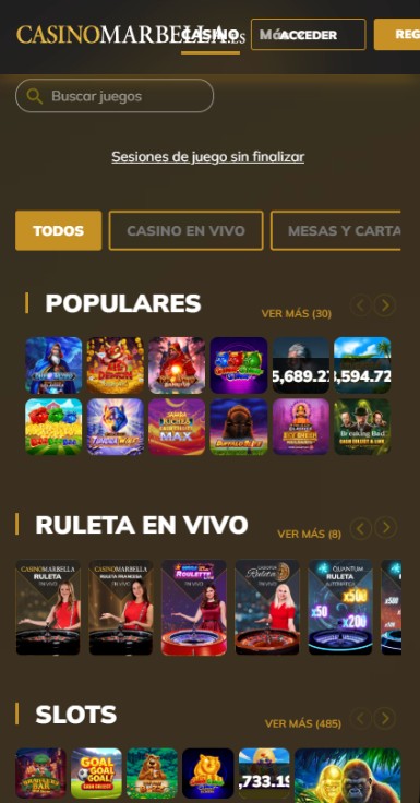 Casino Marbella Casino Página principal España