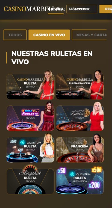 Casino Marbella España Ruletas