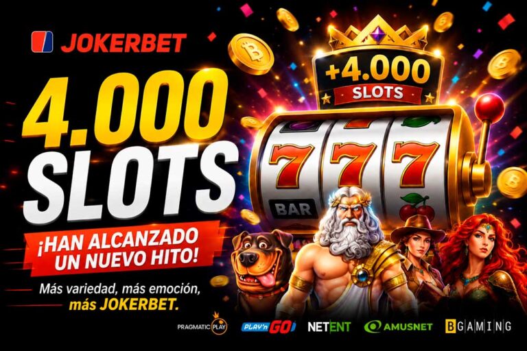 Jokerber consigue 4000 slots