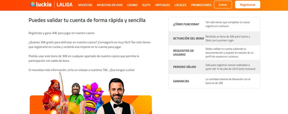 30€ gratis en luckia