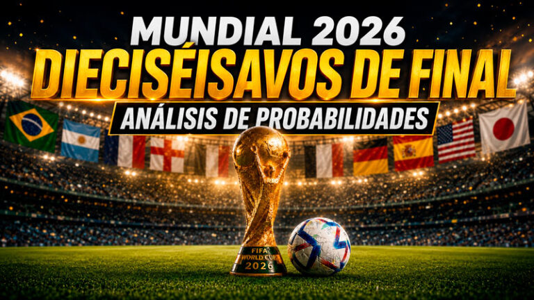 Porbabilidades y porcentajes de dieciseisavos de final en el Mundial