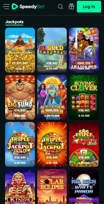 Speedybet Casino Jackpots España