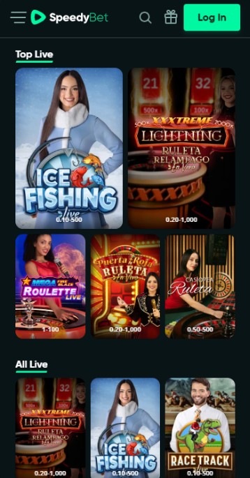 Speedybet Casino Live España