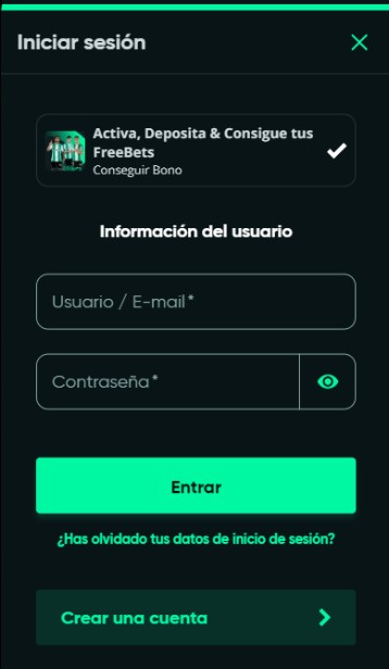 Speedybet Casino Registro España versión móvil