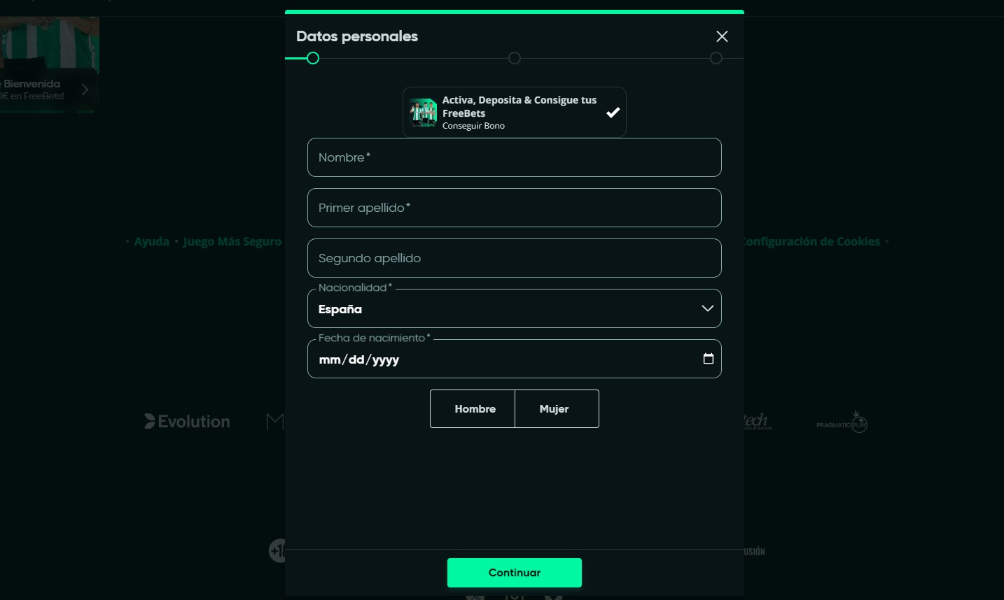 Speedybet Casino Registro España