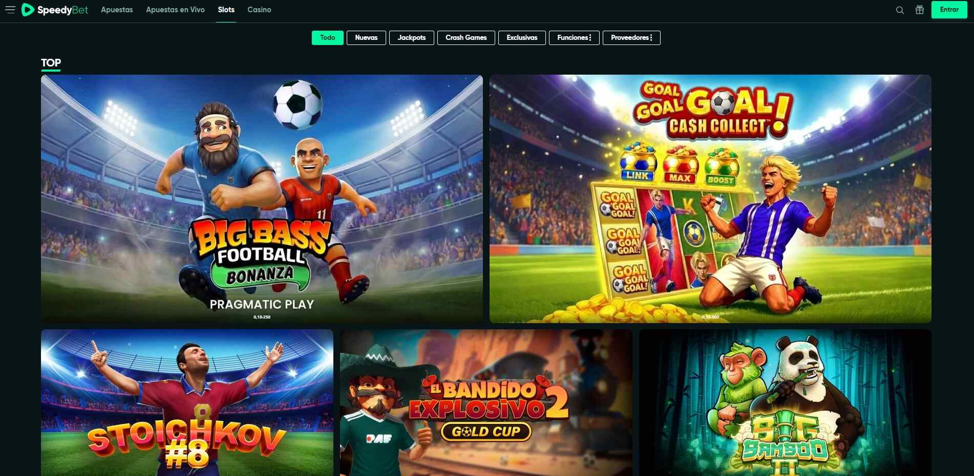 Speedybet Casino Slots nuevos España pc