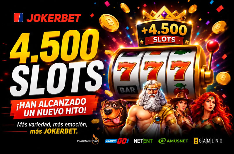 4500 slots en JOKERBET