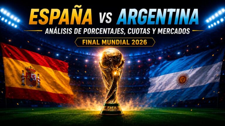 Análisis de porcentajes y mercados de la final del Mundial 2026