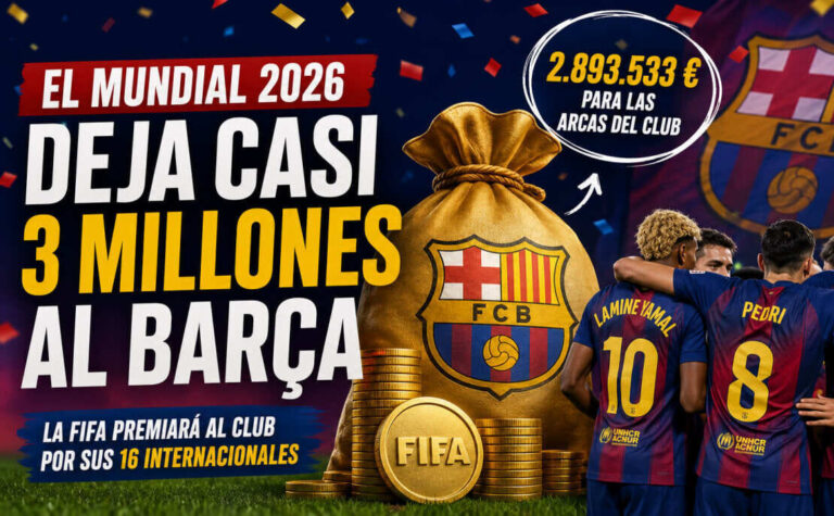 El Barça gana 3 millones de euros con el Mundial