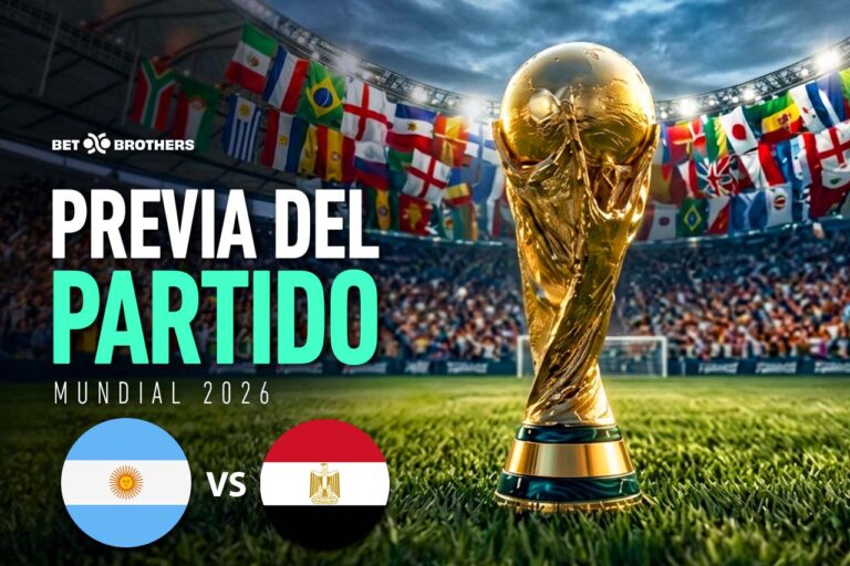 Enfrentamiento de octavos de final entre Argentina y Egipto.