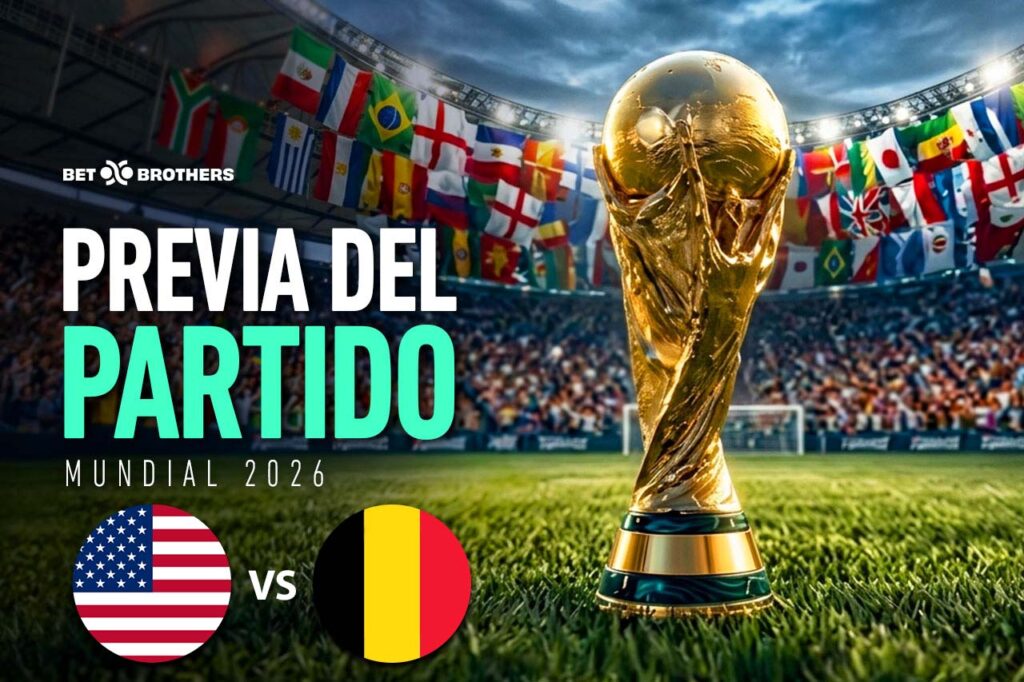 Enfrentamiento de octavos de final entre Estados Unidos Y Bélgica.