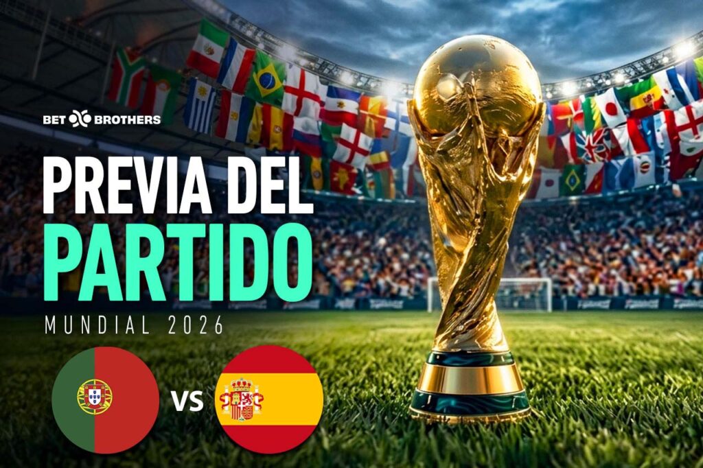 Enfrentamiento de octavos de final entre Portugal y España.