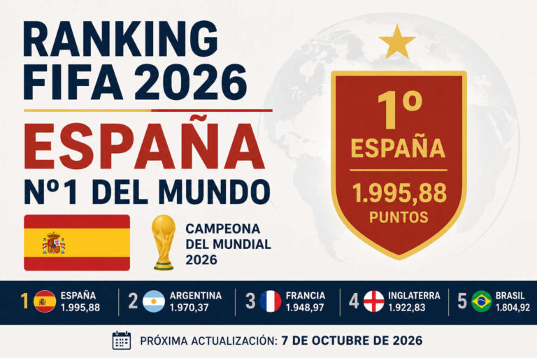 Ranking FIFA tras el Mundial
