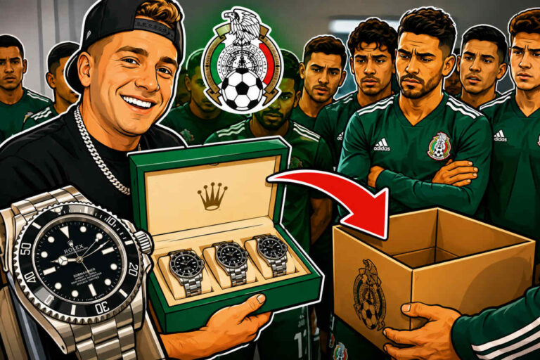 Influencer regala rolex a selección mexicana