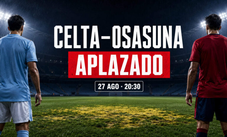 Celta vs Osasuna aplazado