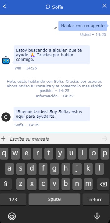 Contato con el agente William Hill