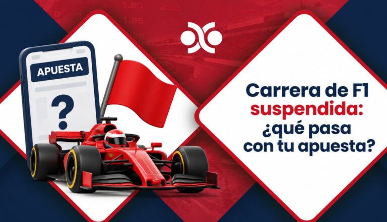 Qué pasa con una apuesta de Fórmula 1 si la carrera se suspende o termina con bandera roja