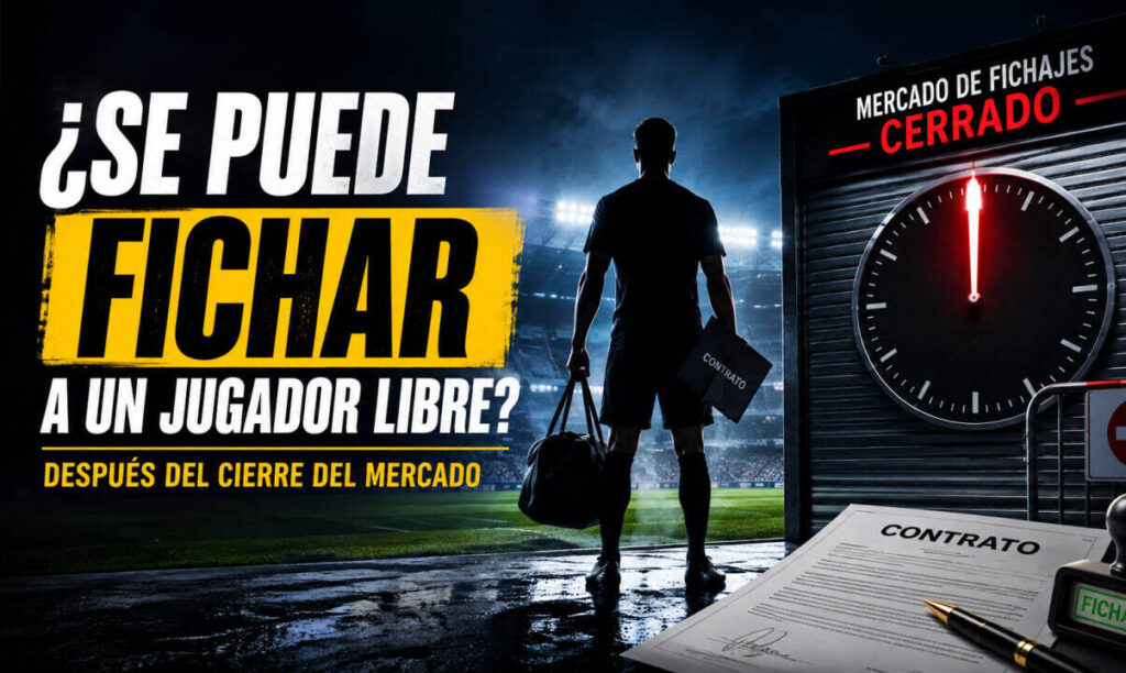 Fichar a un jugador libre después del cierre del mercado