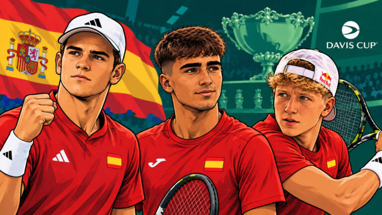 España en la Copa Davis: Rafael Jódar, Daniel Mérida y Martín Landaluce