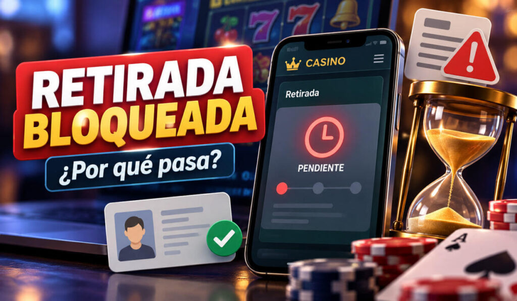 ¿Por qué se bloquea una retirada en un casino online?