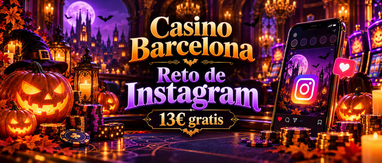 Reto de Instagram para Halloween en Casino Barcelona