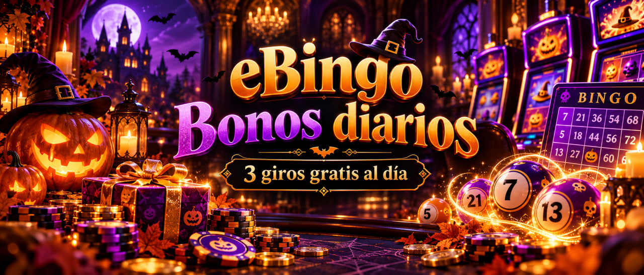 Bonos diarios por Halloween en eBingo