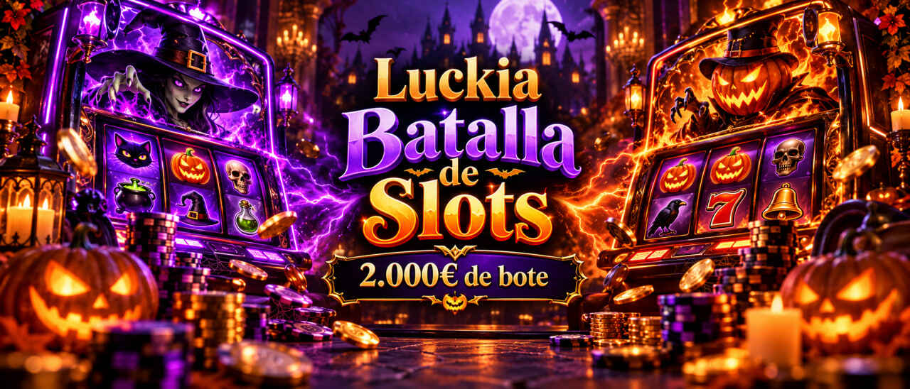 Batalla de slots de halloween en Luckia
